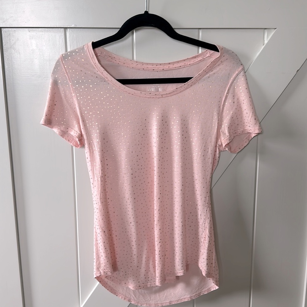 Juicy Couture Pale pink with gold spots tee